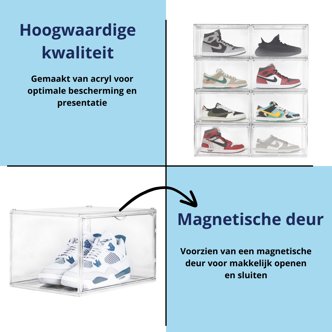 Acryle Sneakerbox Transparant