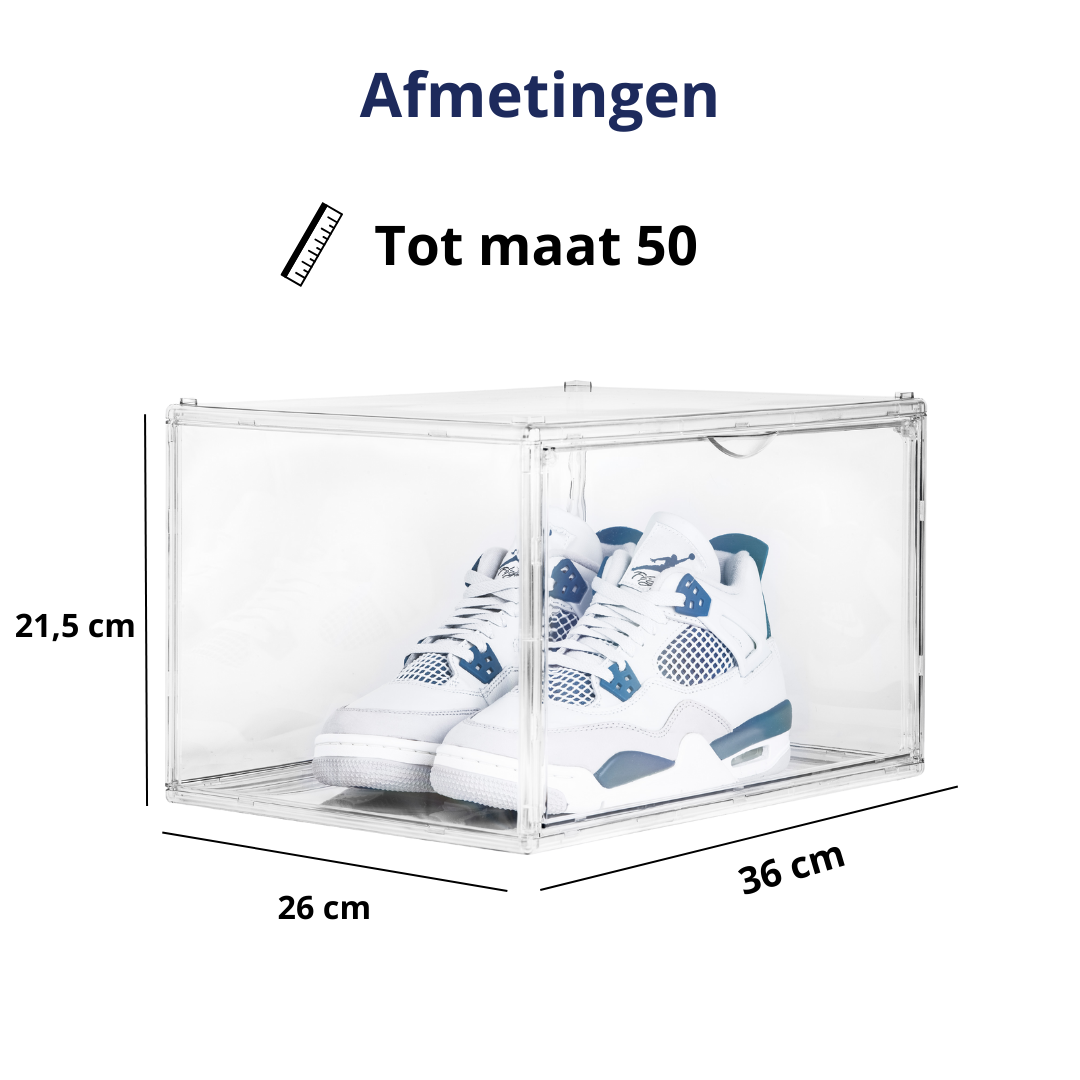 Acryle Sneakerbox Transparant