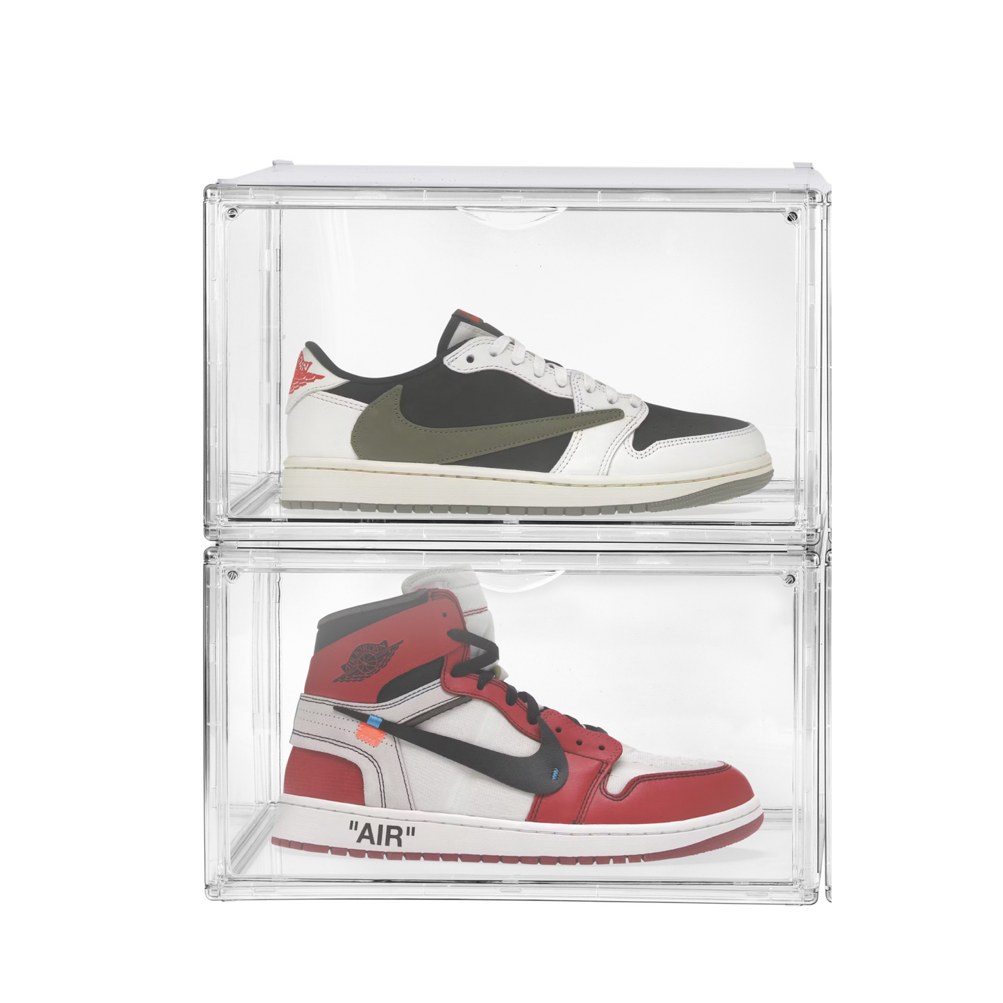Stackkicks Schoenenbox™ Stapelbare Transparante Schoenenbox 2-Pack