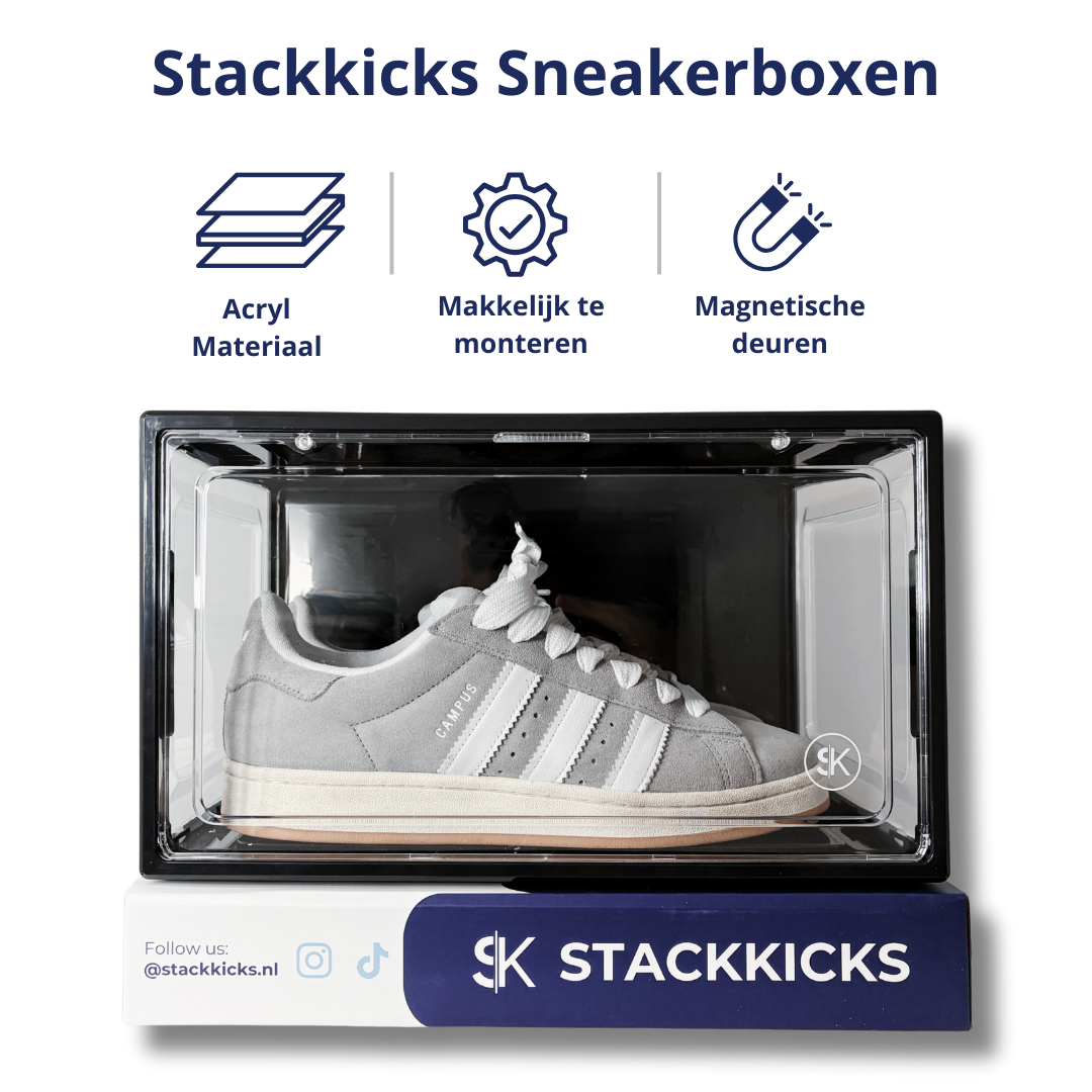 Stackkicks™ Sneakerbox Schwarz