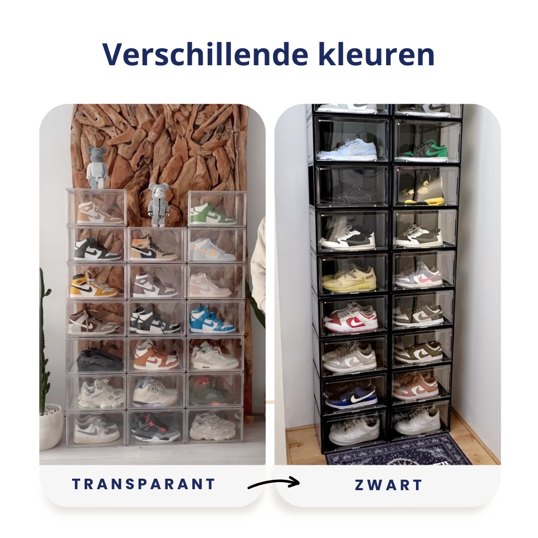 Stackkicks™ Sneakerbox Schwarz