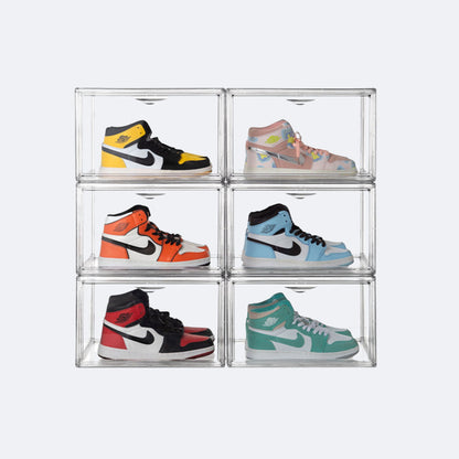 Stackkicks Schoenenbox™ Stapelbare Transparante Schoenenbox 2-Pack